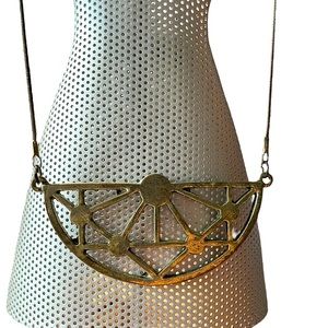 Vintage Art Deco Gold Necklace